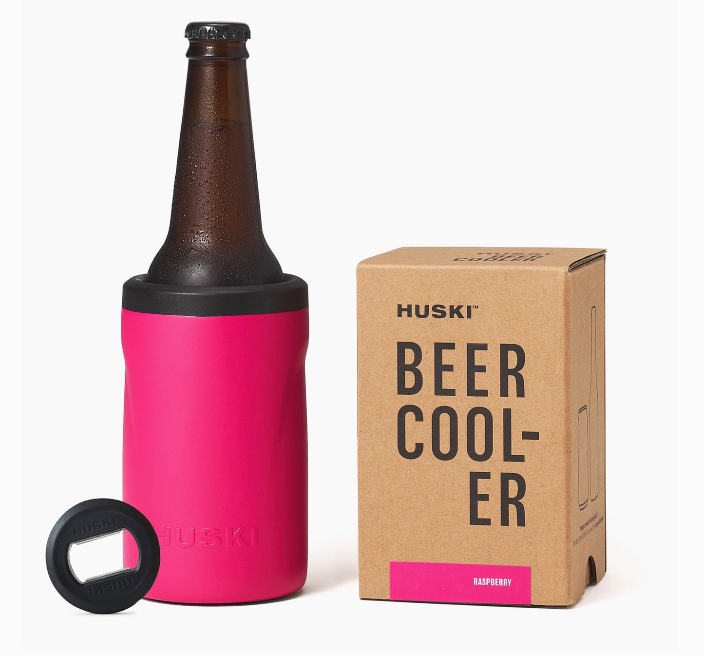 Huski Beer Cooler 2.0 - Raspberry - Limited Edition