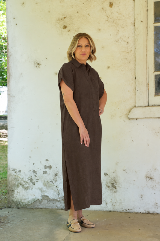 Martha Dress - Espresso