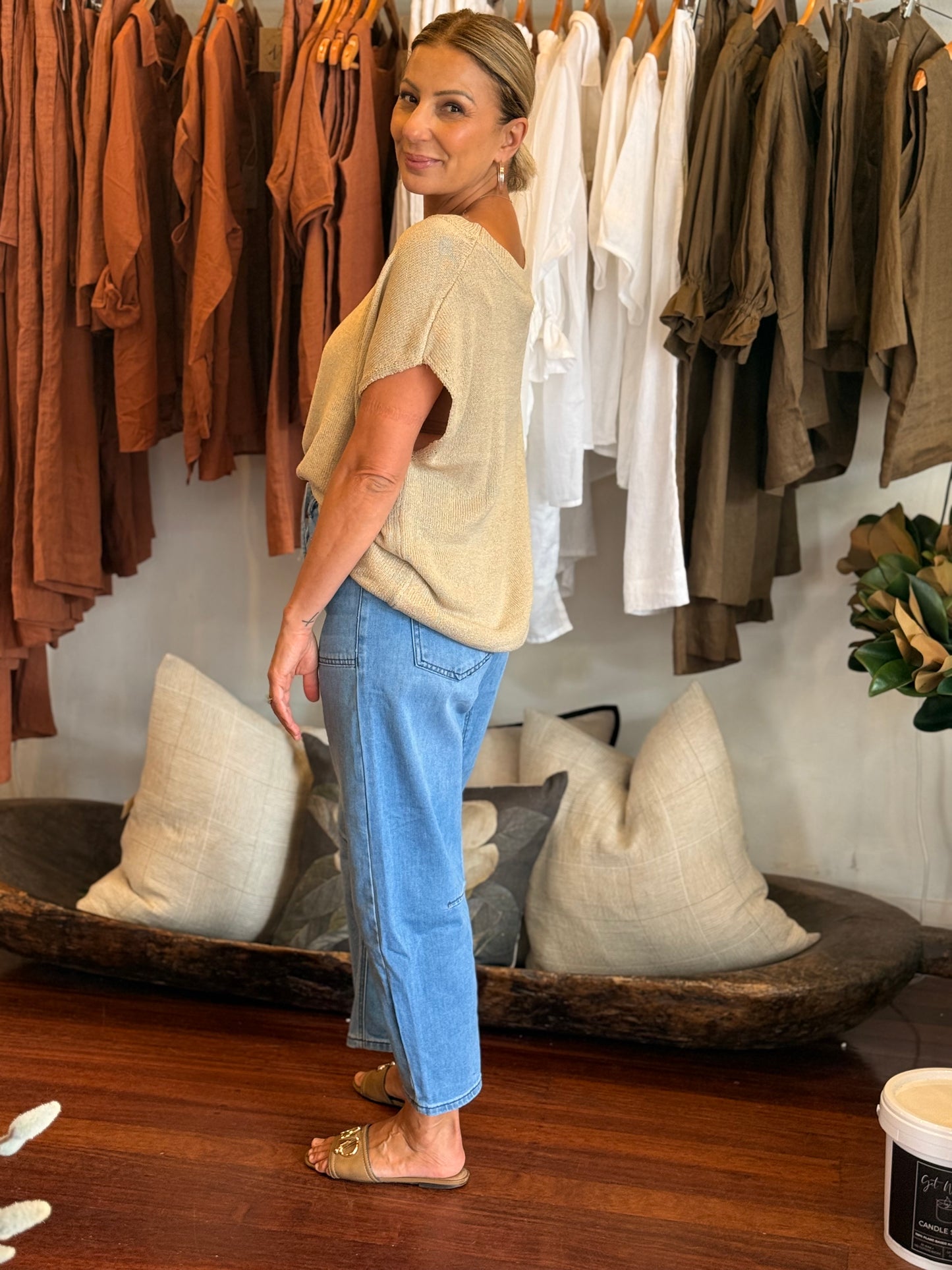 Dixon Barrel Jeans - Light Denim