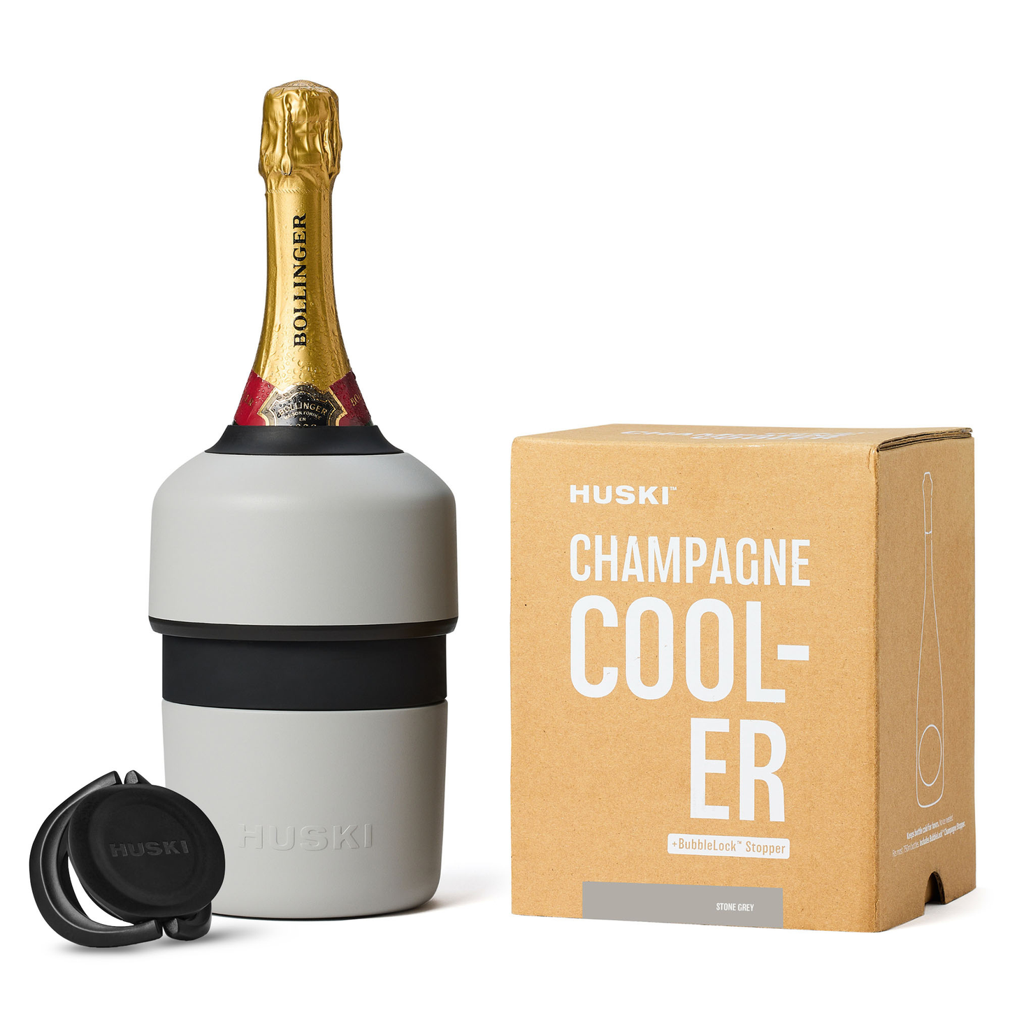 Huski Champagne Cooler - Stone Grey