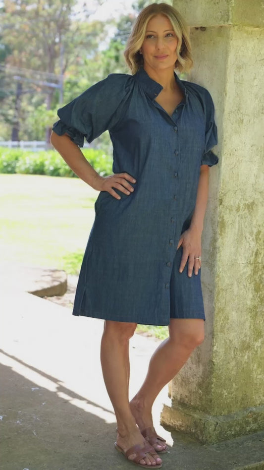 Dahlia dress - Chambray