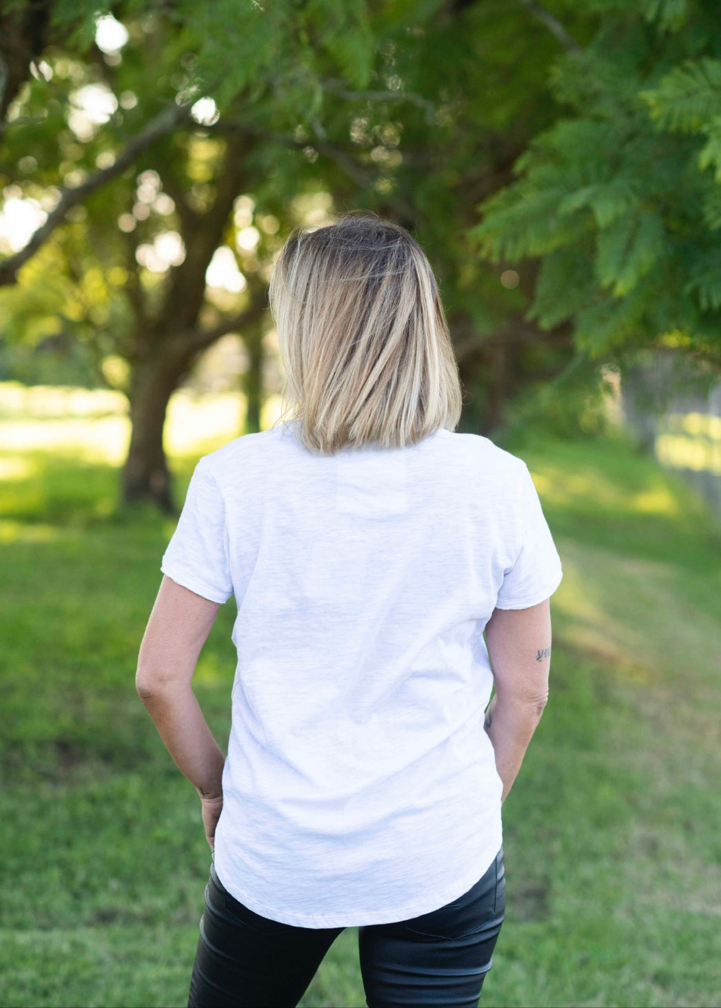 Wanderlust Leopard X T-shirt White